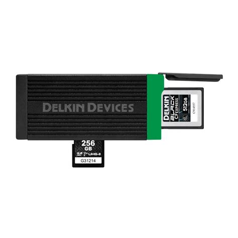 Delkin Devices DELKIN USB 3.2 CFexpress Tip B & SD UHS-II Bellek Kartı.