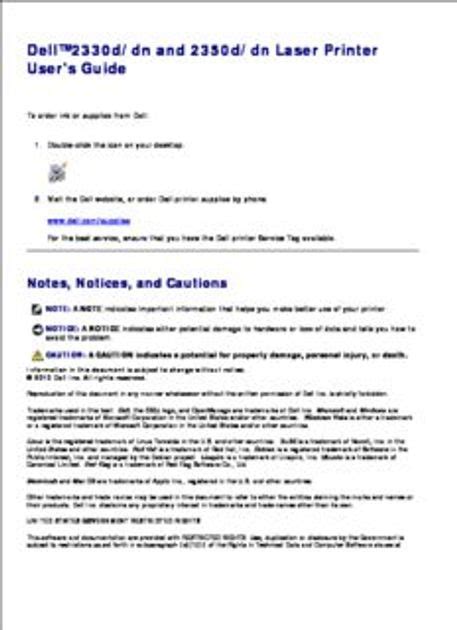 Dell 2350dn printer manual pc life warning. - Handbuch zum prüfungsschreiben des aba audit responses committee.
