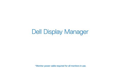 Dell Display Manager Demo - YouTube