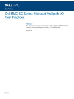 Dell EMC SC Series: Microsoft Exchange Server Best Practices