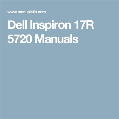 Dell inspiron 17r 5720 user guide. - Dodge 6 speed manual transmission diagram.