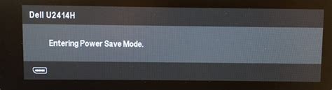 Dell inspiron 530 stuck in power save mode.  Completely separate concept.  ...
