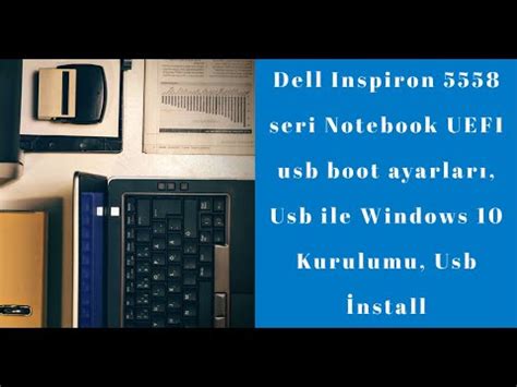 Dell inspiron windows 10 kurulumu