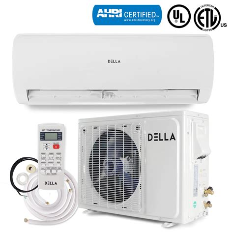 Della air conditioner parts. The Senville SENL-24CD/Y is a 24000 BTU mini split air conditioner and heat pump that offers a versatile and affordable solution to cooling and heating your home or business. 18 SEER (HE) High Efficiency Air Conditioner & Heater. With Built-In Heat Pump (Up to -15C / 5F) Suitable for Most Climates. DC Inverter Technology for Minimal Energy ... 