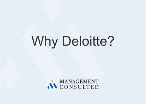 Deloitte management.  Management systems determine whether it sticks.  ...