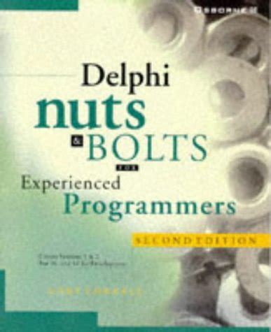 Full Download Delphi Nuts  Bolts For Experienced Programmers By Gary Cornell