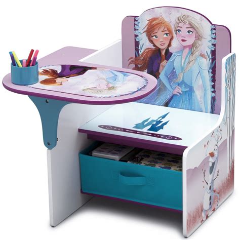 Delta Children Chair Desk With Storage Bin, Disney Frozen