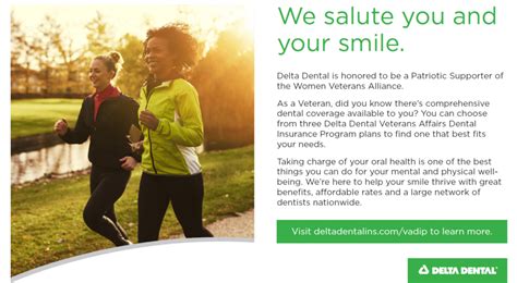 U.S. Department of Veterans A˜airs Veterans Health Administration Veterans Affairs Dental Insurance Program Delta Dental is proud to offer valuable dental benefits to help improve the health and lives of Veterans and CHAMPVA beneficiaries through the Veterans Affairs Dental Insurance Program (VADIP).. 