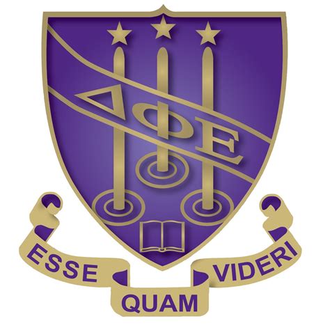 Delta phi epsilon. DELTA PHI EPSILON "'Esse Quam Videri' - to be rather than to seem to be" 1/1. General Chapter Information. Chapter: Alpha Epsilon. Nicknames: DPhiE, Deephs. Local Founders Day: February 25, 1989 . National Founders Day: March 17, 1917. Local Mascot: Majestic ... 