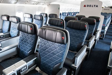 Delta premium economy. A comfortable and adjustable seat. Featuring a wide and relaxing seat, the Premium Economy seat allows you to recline further and has more legroom for greater comfort than in the Economy cabin. The seat also has plenty of storage space. For your well-being, the headrest, footrest, and legrest can be adjusted to suit your needs. 