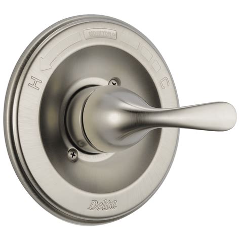 Delta single handle shower faucet. Saylor ™. Monitor ® 14 Series Valve Only Trim. List Price: $140.85 - $225.15. Standard Finishes. T14035. Compare. You've viewed 24 of 321 products. View More. Delta Faucet has a range of tub and shower faucets - in finishes to suit every preference - so you can customize your bathroom around your needs. 