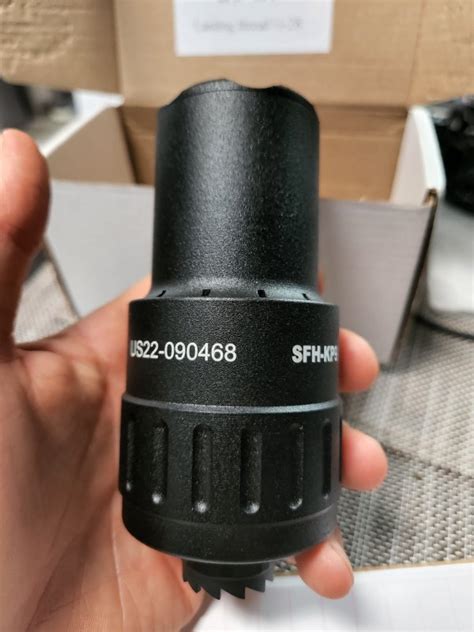 Delta-Tek DPMN AK-103 tactical flash hider. Used in Russian SF. Will fit 7.62 AK with M24x1.5 RH threading Composite made of steel and alluminum alloy Very effective flash suppression Hardened steel teeth can be used as glassbreaker or in melee
