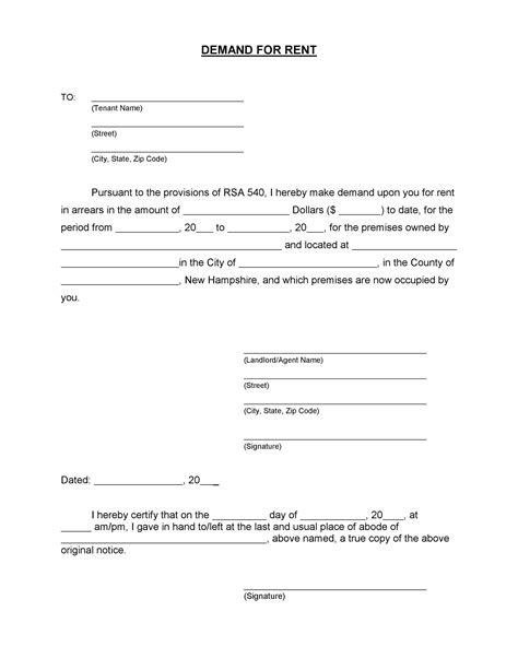 Demand Note Sample Free Fillable Pdf Forms