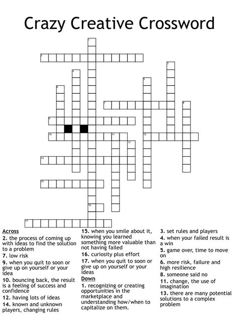 With our crossword solver search engine you have access to over 7 million clues. You can narrow down the possible answers by specifying the number of letters it contains. We found more than 1 answers for More Demented .. 