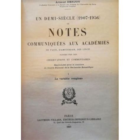 Demi siècle (1907 1956) de notes communiquées aux académies de paris, d'amsterdam, des lincei. - Sémantique et poétique à propos des solitudes de góngora..