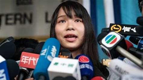 Democracy activist Agnes Chow says she still feels under the Hong Kong police’s watch in Canada