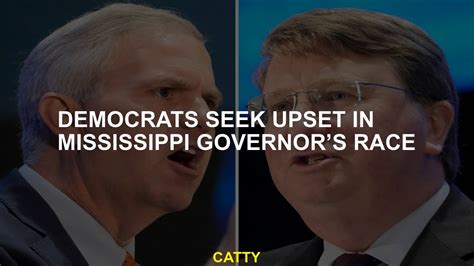 Democrats seek upset in Mississippi governor's race