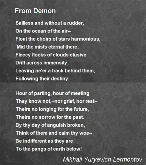 Demon (poem) - Wikipedia