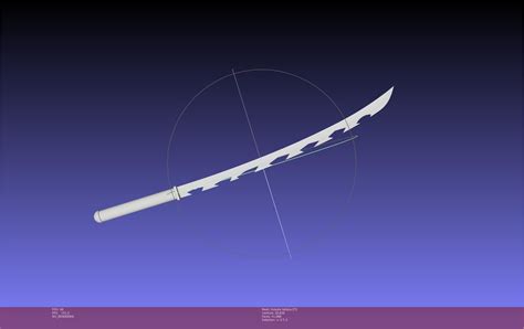 Demon Slayer Inosuke Katanas Printable Model 3D model 3D printable