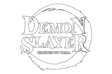 Demon Slayer Logo Printable