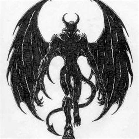 Demon With Wings Drawings