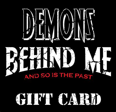 Demons behind me. Demons Behind Me Double-Sided Semicolon Wristband. SKU: WB002 - A. $4.95 USD. Pay in 4 interest-free installments for orders over $50.00 with. Learn more. Size. Adult Adult XL. Quantity. Add to cart. 