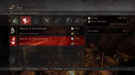 Demons souls sharpstone shard. Completed other souls games and BB, finally giving a shot at DeS before Dks3 hits. Just starting out, beat Phalanx and starting 2-1. Just got some nice shard stones. Currently wielding Falchion +1. Wondering how common the upgrade mats are. Can I upgrade the falchion for now until I find a weapon I like better or should I save the shards? Thx. 