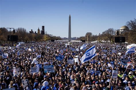 Demonstrators set to march in rally for Israel in Washington D.C