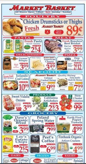 April 7, 2022. Check the newest Market Basket weekly ad, valid Apr 10 – Apr 16, 2022. Market Basket has special promotions running all the time and you can find great discounts throughout the store every week. Get all your groceries in one quick hop and head into genuine value this week on fully-cooked spiral-sliced ham, Porterhouse or T-bone .... 