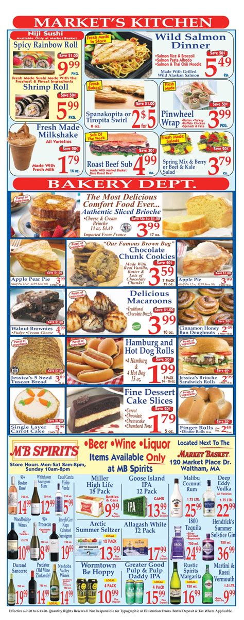 Preview the Market Basket Flyer for next week. Get this week Market Basket Flyer Ad sale prices, grocery coupons, online specials, promotions and circular offers. Market Basket is a division of DeMoulas Supermarkets, Inc. that operates more than 70 stores in Massachusetts and New Hampshire. The company was founded in 1917 in Lowell, Massachusetts by Athanasios and Efrosini Demoulas of Greek .... 