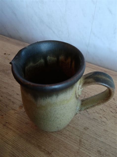 Denby ‘Romany’ brown stoneware milk/cream jug 4½" tall eBay