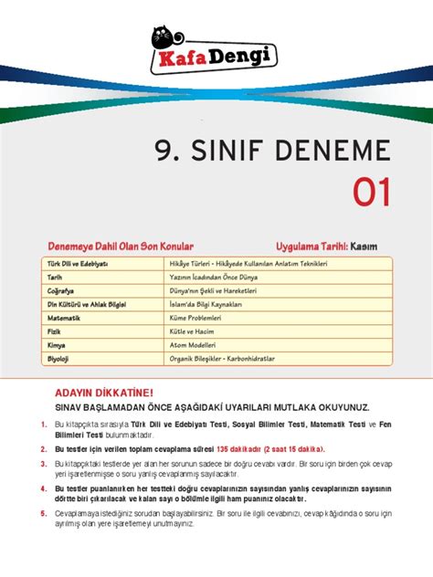 Deneme 1 PDF Scribd.