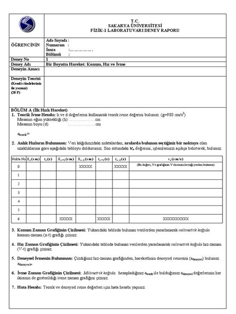 Deney 1 RF2 PDF Scribd. 