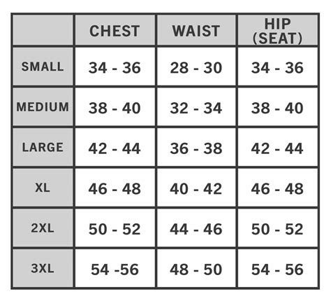 Denim & Co Size Chart