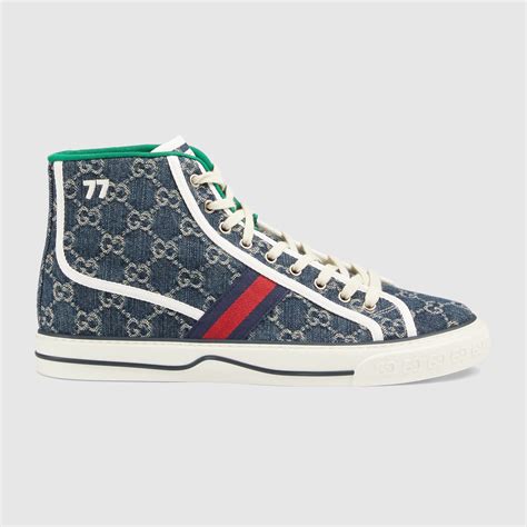 Denim Gucci Shoes - 7 For Sale on 1stDibs