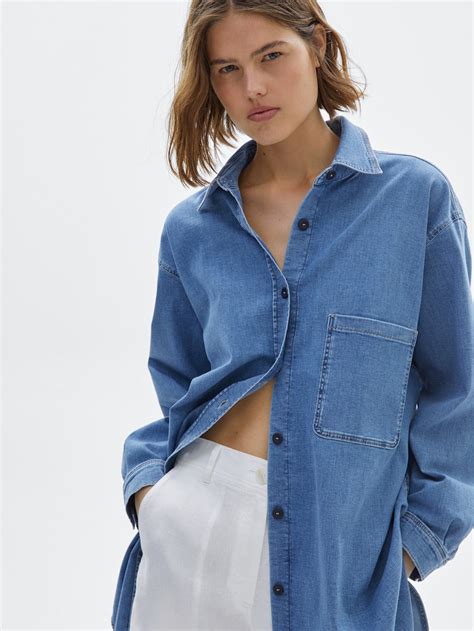 Luxury Vintaged Denim Oversized Shirt Jacket Soft Blue For Women, A-Line Shirt, Denim Blouse, 90s Clothing, Retro Overshirt Jacket 1:1 (260) Sale Price $80.78 $ 80.78.