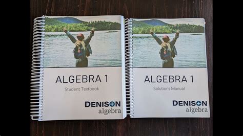 Denison algebra. The Denison family back before we started homeschooling and when David was still a public school teacher... now our first four are homeschool grads and our youngest is a high school sophomore! When... 