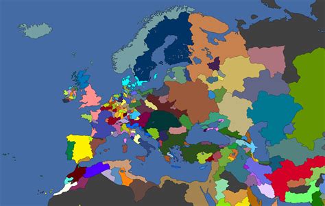 Europe central regions. Italy region. North Germany region. S
