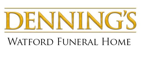 Denning funeral home obituaries watford. .  ...