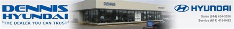 Dennis hyundai. Dennis Pontiac made its mark on Columbus and in the national car sales industry, moving from the smallest Pontiac franchise in the United States to the #2 sales-store in the country. In 1991, Dennis Automotive acquired Hyundai, Mitsubishi, and Isuzu franchises. In 2005, he added a second Hyundai franchise in northwest Columbus. 