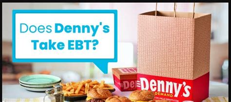 If you live in Arizona or California and have the restaurant Meals Program then yes, you can use EBT at participating Dennys locations in those states. But there’s only certain Dennys that will allow it. If you go to that link I provided it explains it and even has a link that you can find the Dennys that you can use it at. . 