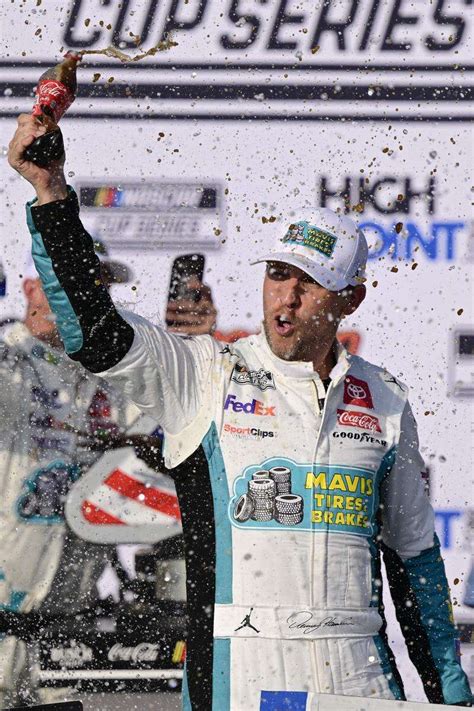 Denny Hamlin gets his record 7th victory at Pocono and 50th of his NASCAR Cup Series career