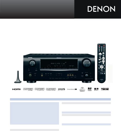 Denon avr 1609 av receiver owners manual. - North americas 1 homeopathic guide to natural health by bhupinder sharma.