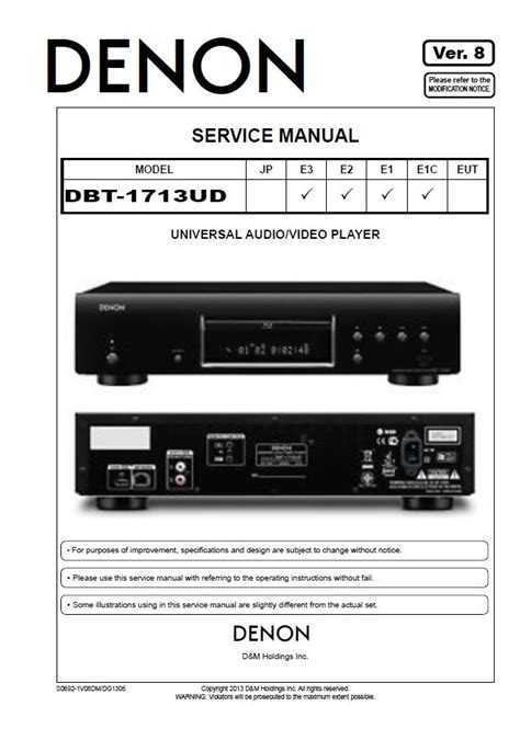 Denon dbt 1713ud audio video player service manual. - Nissan skyline r34 service repair manual 1998 1999 2000 2001 2002.