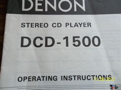 Denon dcd 1500 cd player owners manual. - Open water diver manual answers ssi.