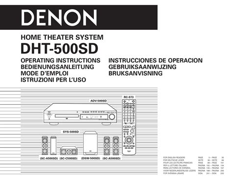Denon dht 500sd home theater service manual. - Manuale di servizio polaris indy lite 340.