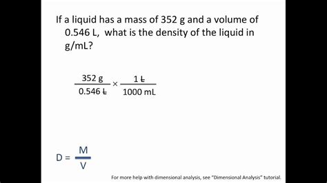 Density Calculator Mathway