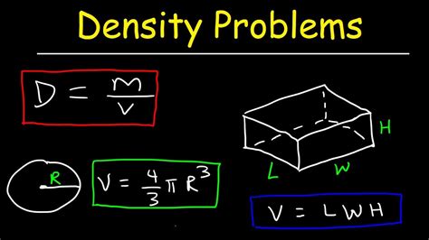 Density and Design Problems Pre-Test Flashcards Quizlet