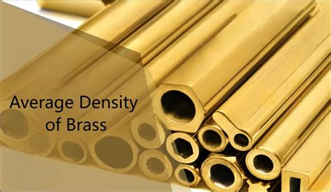 Density of brass. 5 g/cm³.  Enhance your knowledge for Operational Excellence in Me...