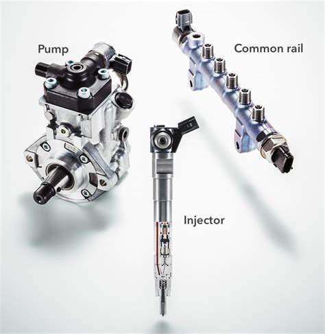 Denso common rail injector.  The technology developed by DENSO for its Common ...